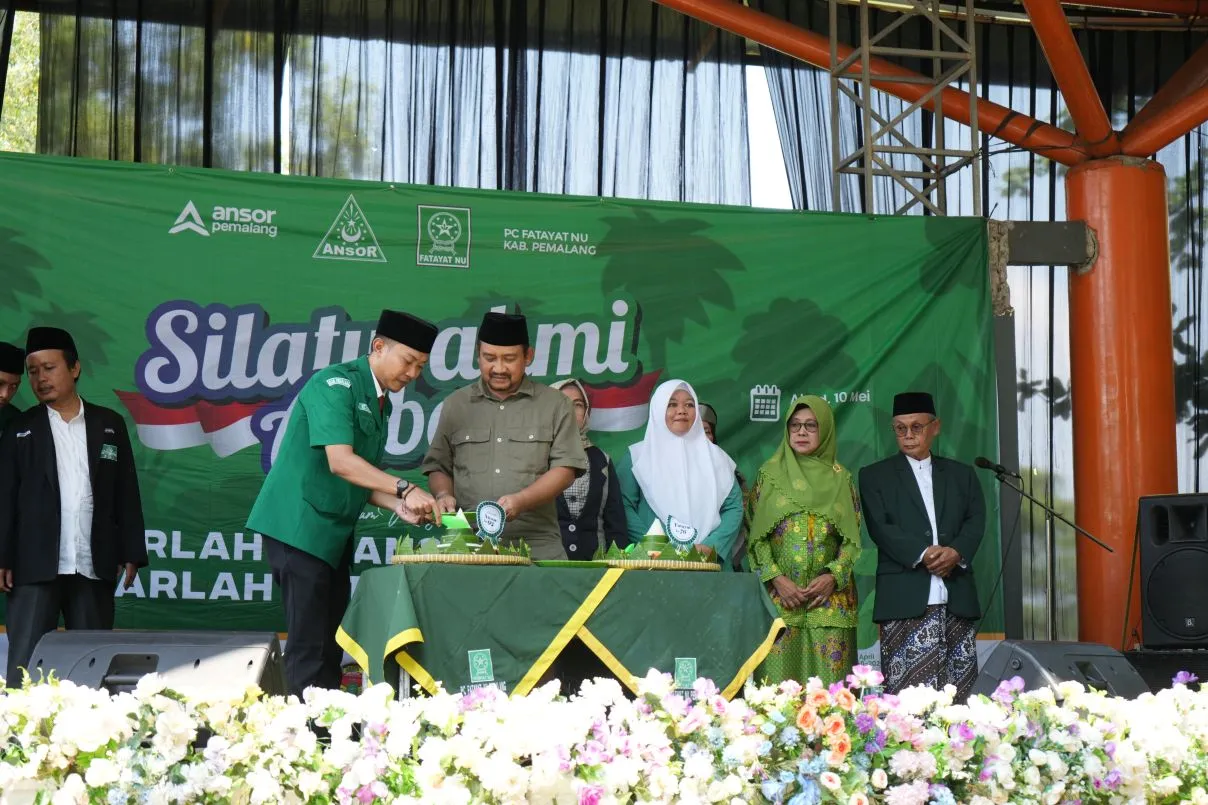 Peringati Harlah, 3.000 Kader Ansor, Banser, dan Fatayat Pemalang Gelar Apel Akbar