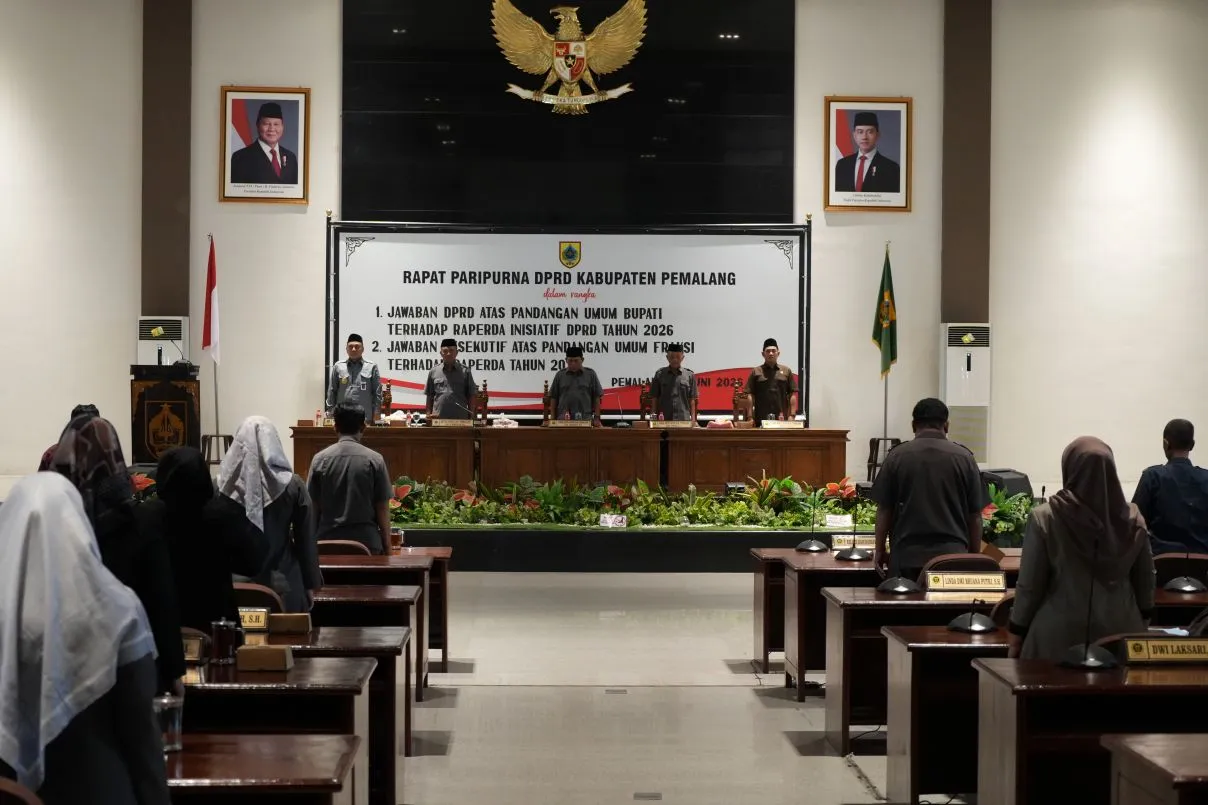 Bahas Raperda 2026, Pemkab Pemalang Sampaikan Jawaban Eksekutif dalam Rapat Paripurna