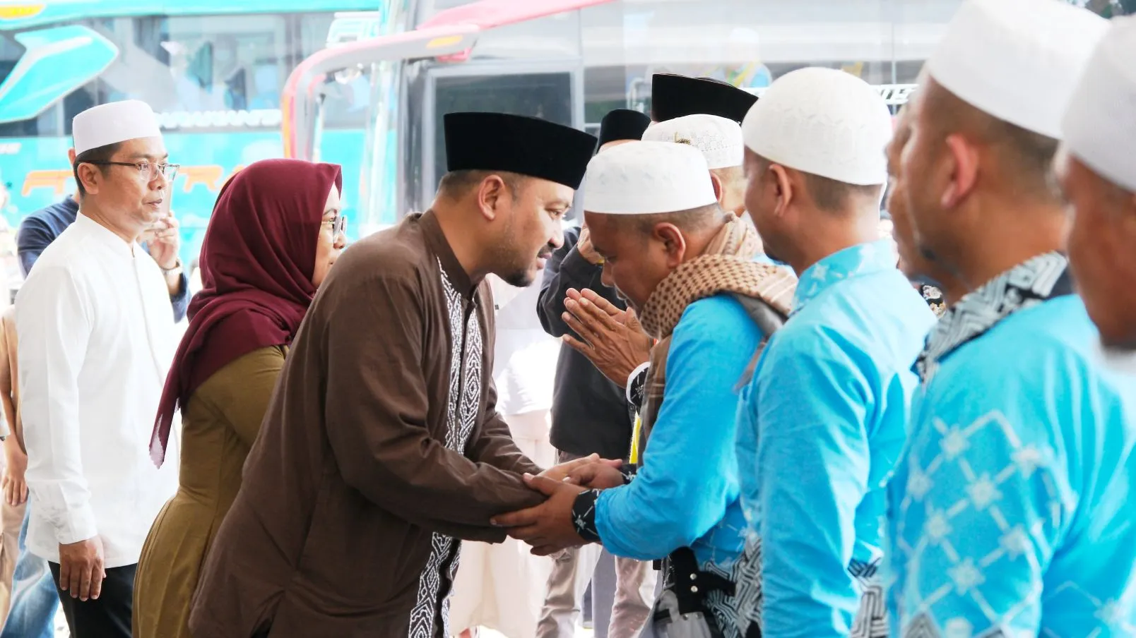 Bupati Pemalang Sambut Kepulangan Jemaah Haji, Satu Orang Wafat di Tanah Suci
