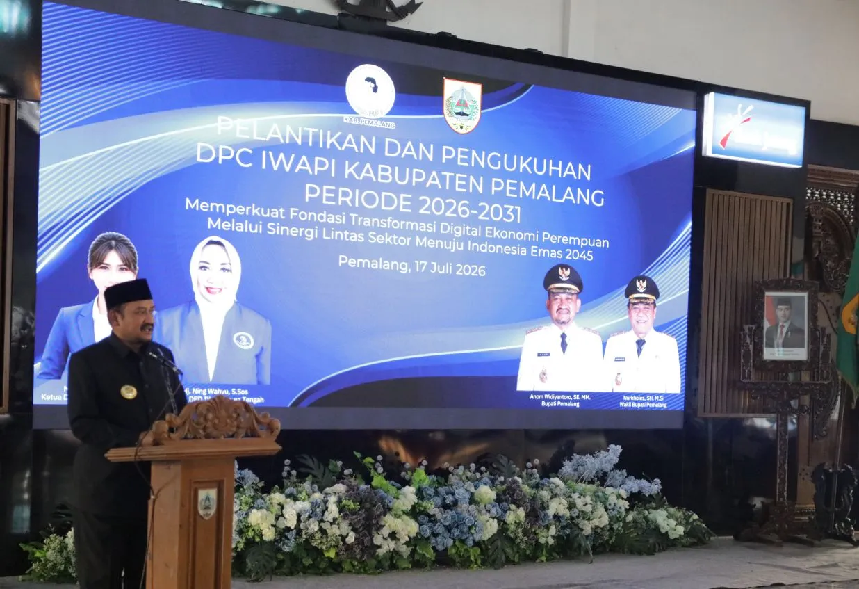 Bupati Pemalang Kukuhkan Pengurus DPC IWAPI, Dorong Perempuan Pengusaha Perkuat Ekonomi Daerah