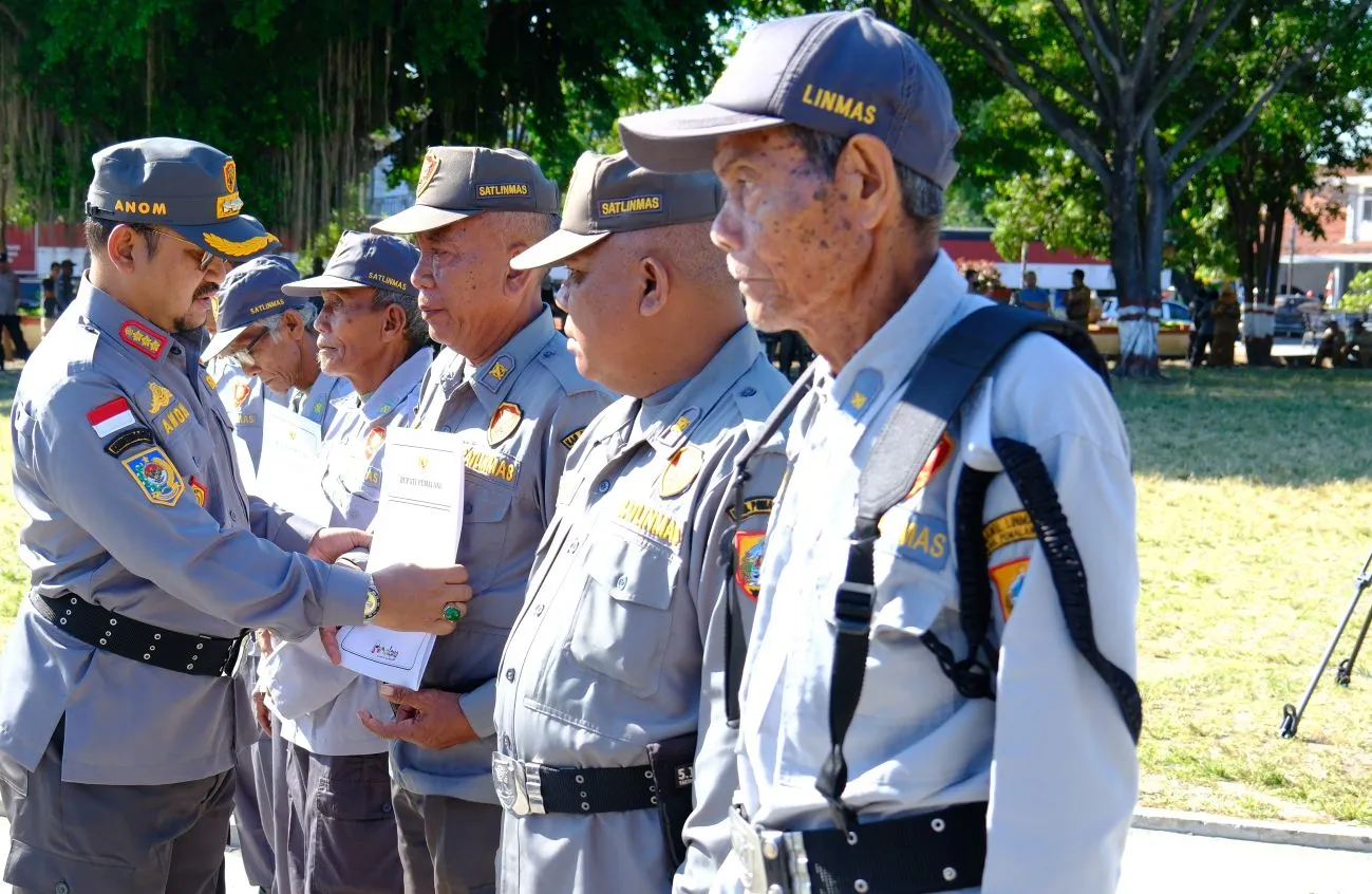 Amankan Pilkades Serentak 2026, Bupati Pemalang Kukuhkan Duta Pancasila dan Siagakan Satlinmas