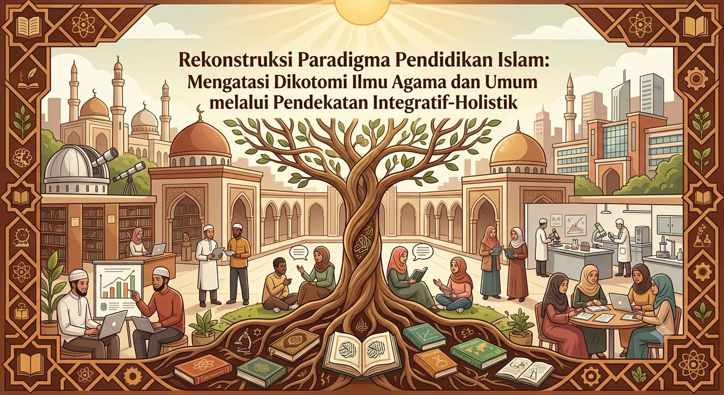 Rekonstruksi Paradigma Pendidikan Islam: Mengatasi Dikotomi Ilmu Agama dan Umum melalui Pendekatan Integratif-Holistik