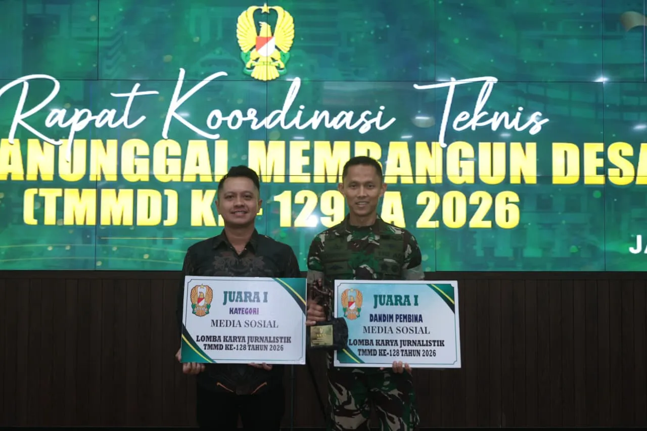 Kodam IV/Diponegoro Borong Juara 1 Lomba Jurnalistik TMMD Ke-128