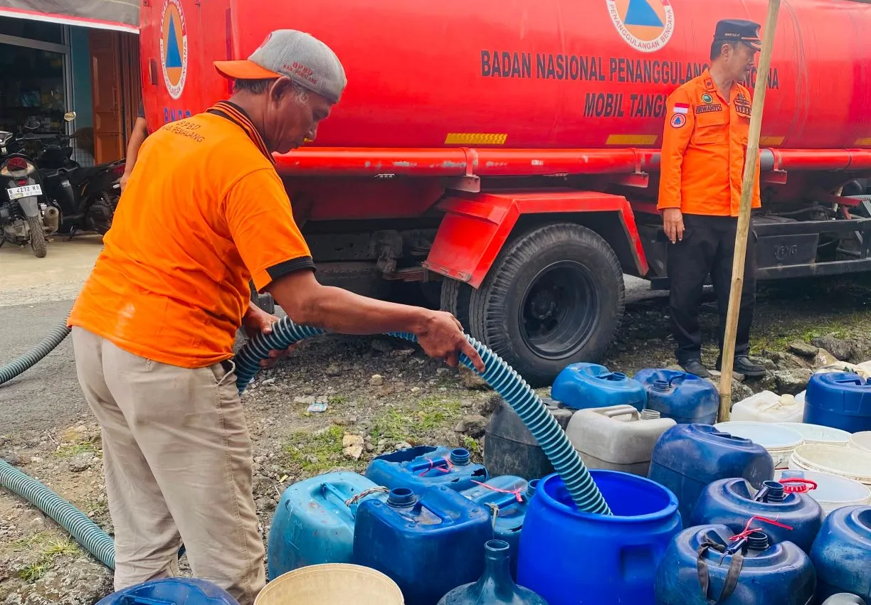 Atasi Kekeringan, BPBD Pemalang Distribusikan Air Bersih ke 30 Desa