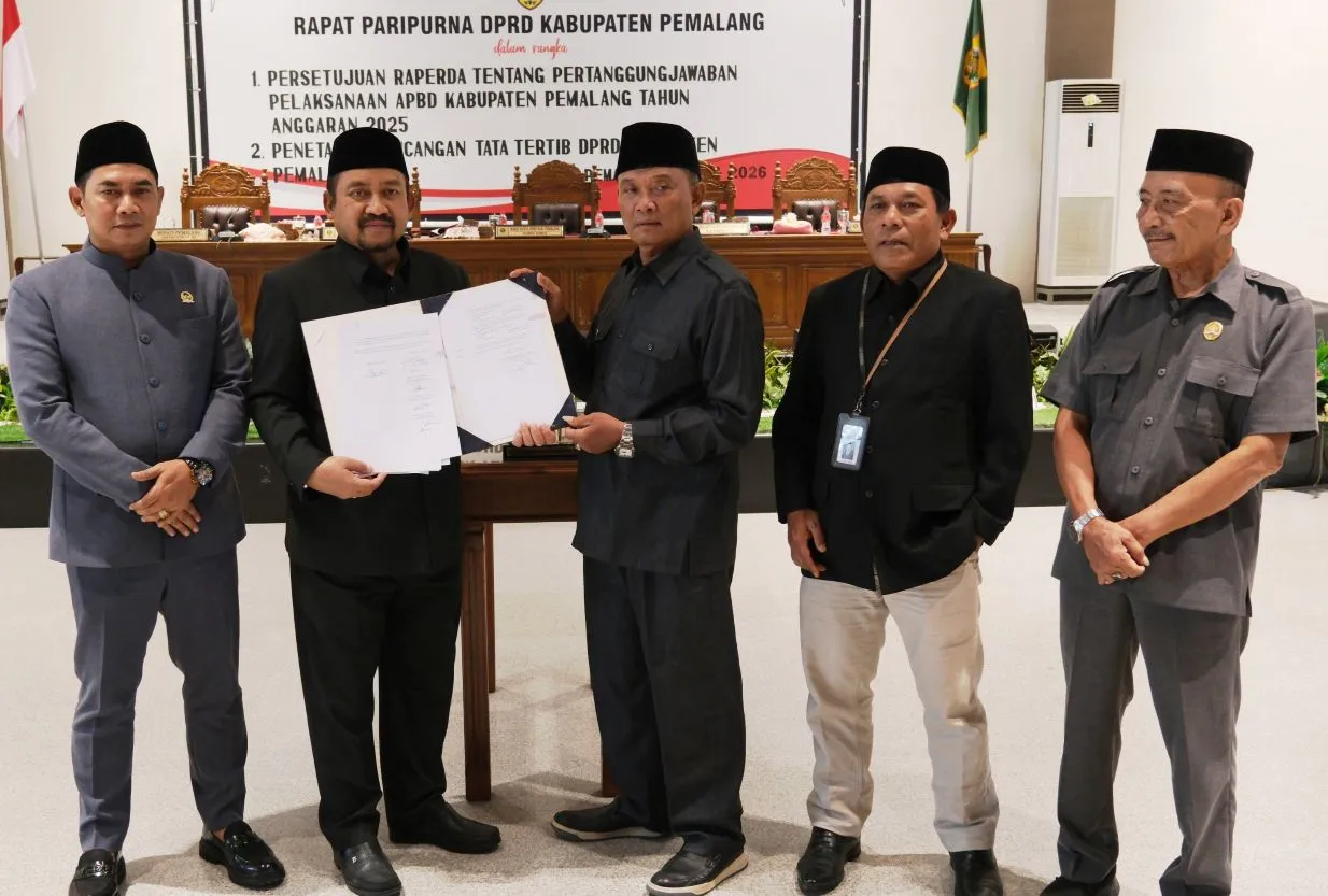 Pemkab dan DPRD Pemalang Sepakati Raperda Pertanggungjawaban APBD 2025