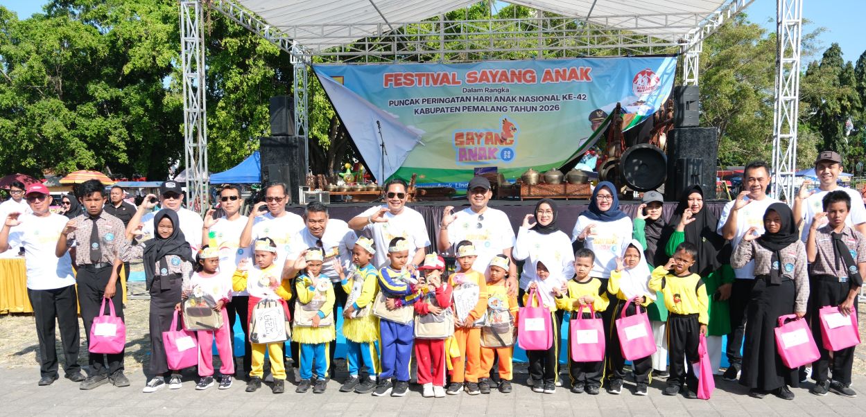 Peringati Hari Anak Nasional, Bupati Pemalang Ajak Seluruh Pihak Perkuat Perlindungan Generasi Penerus