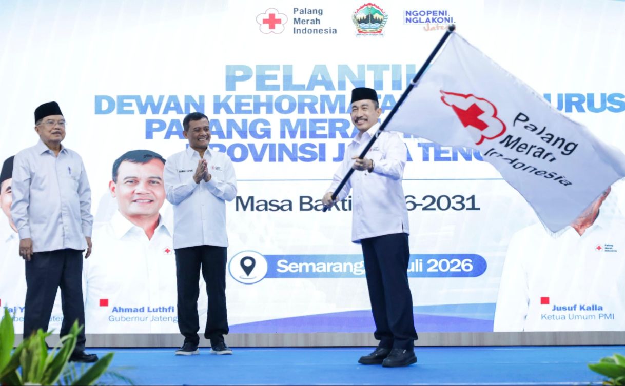 Jateng Minimarket Bencana, Ahmad Luthfi Minta PMI Jadi Garda Depan